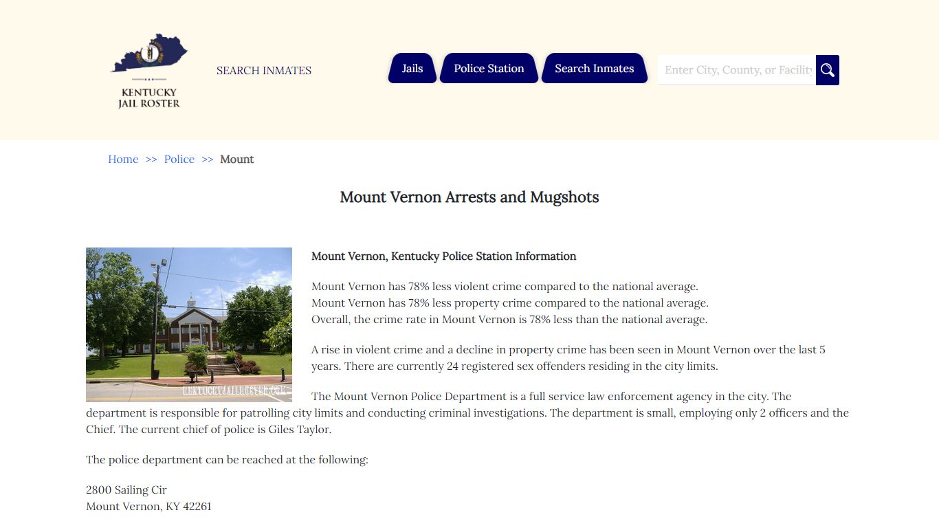 Mount Vernon Arrests and Mugshots | Jail Roster Search